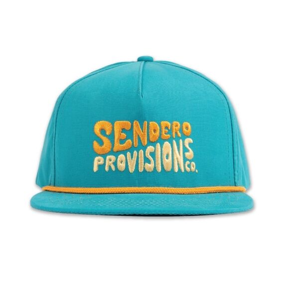 Accessories - Senders Provisions Co. Retro SnapBack Cap NWOT one size‎ teal&orange